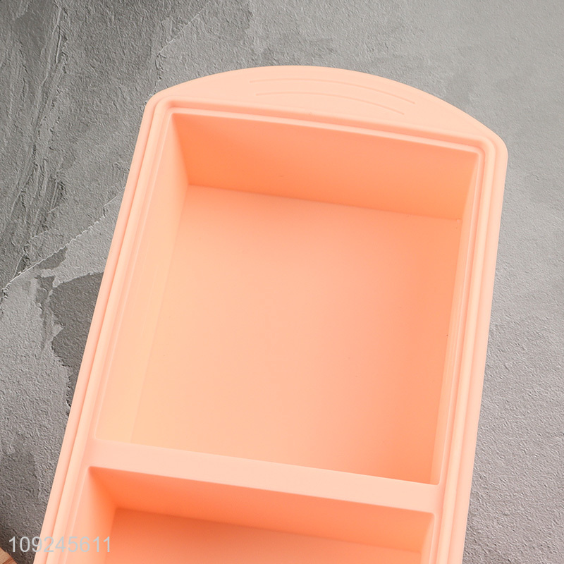 Yiwu market 2compartment silicone ice cube mold ice cube tray for sale