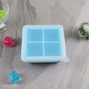 China products square silicone ice cube mold ice cube tray for sale