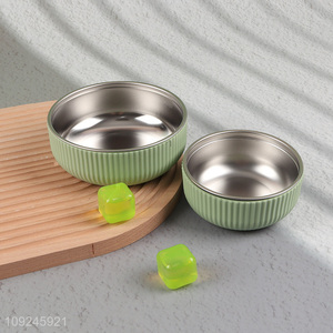 Best selling round stainless steel tableware bowl wholesale