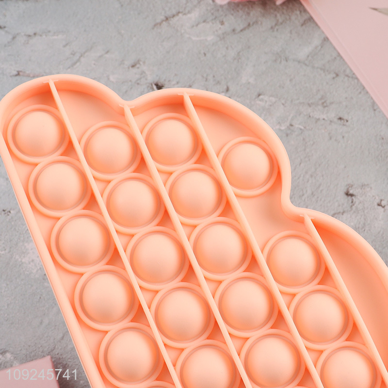 China wholesale silicone stress relief push bubble fidget toys