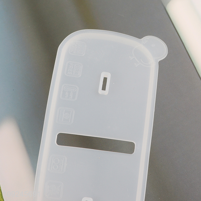 China supplier cartoon silicone ice pop mold ice cream mold with lid