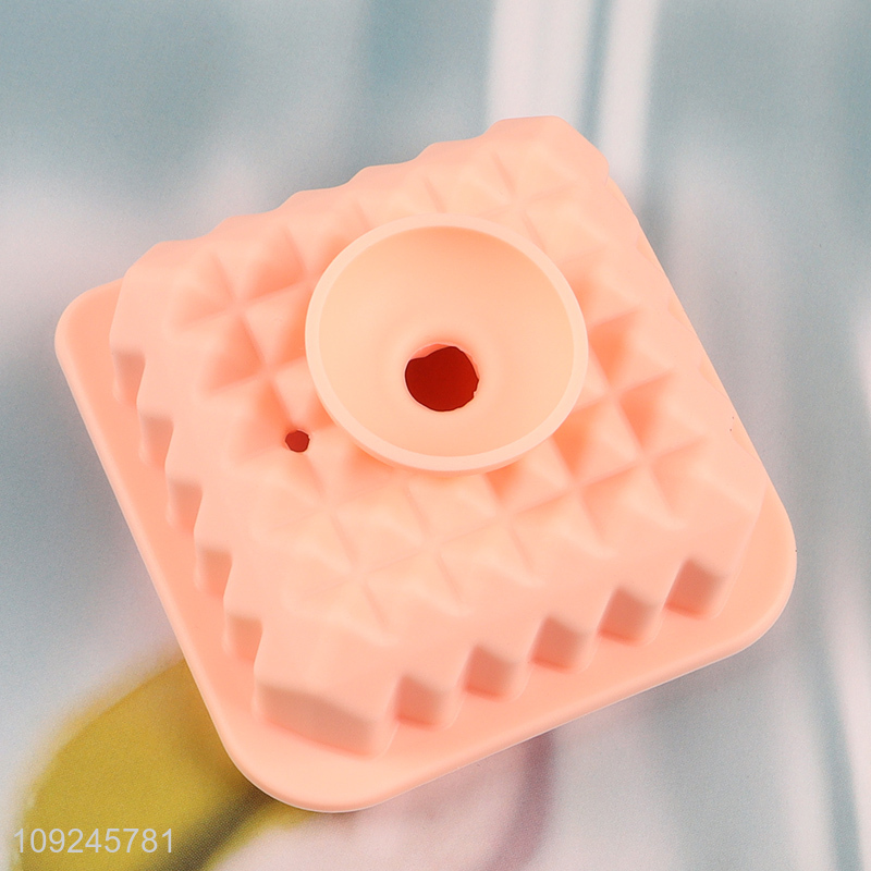Good sale square silicone ice cube tray ice cube mold wholesale