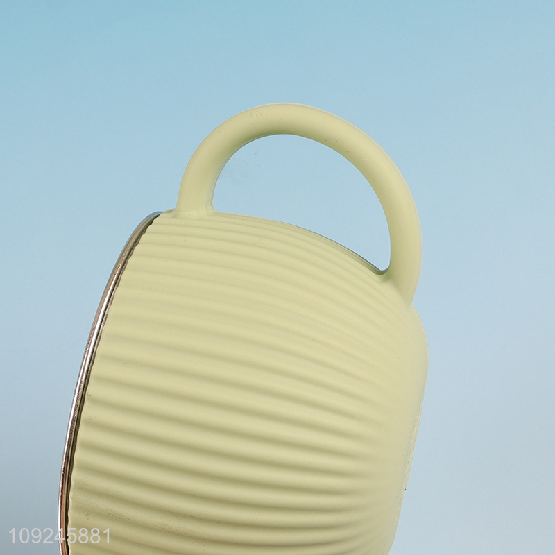 Low price stainless steel tableware bowl dinnerware bowl with handle