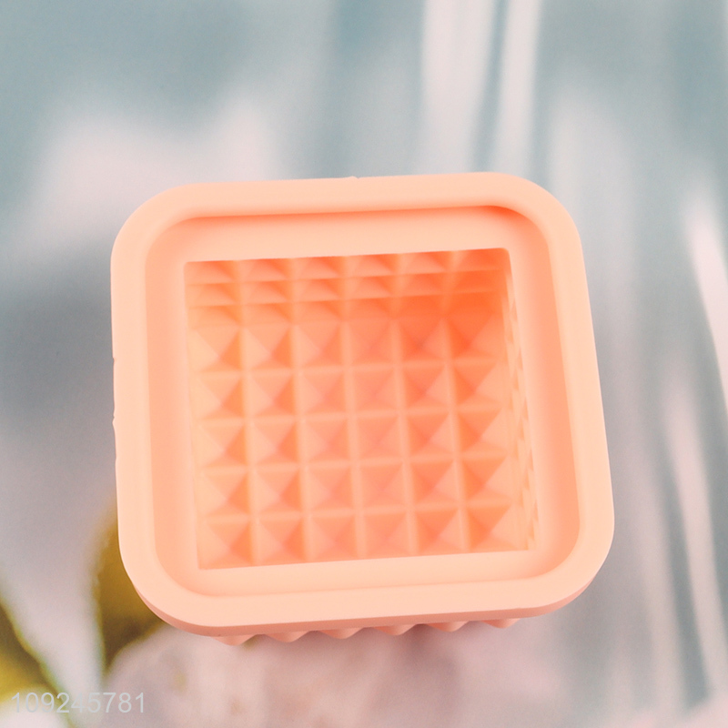 Good sale square silicone ice cube tray ice cube mold wholesale