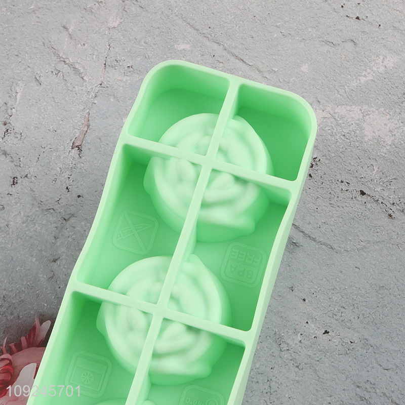 Online wholesale rose flower shape silicone ice ball mold