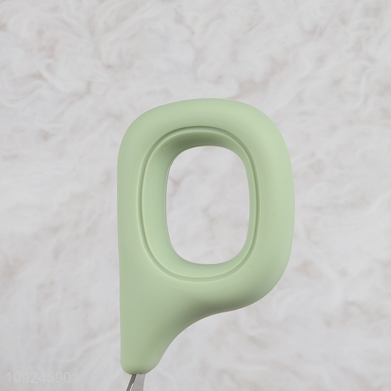 Most popular stainless steel tableware spoon with silicone handle