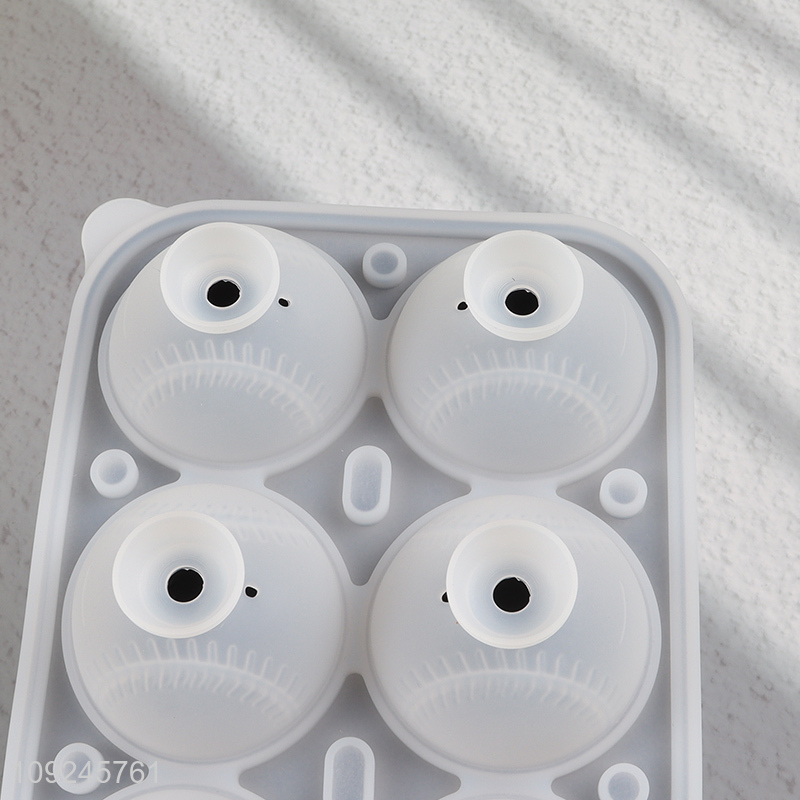 Best selling silicone home kitchen ice ball mold ice ball  tray wholesale