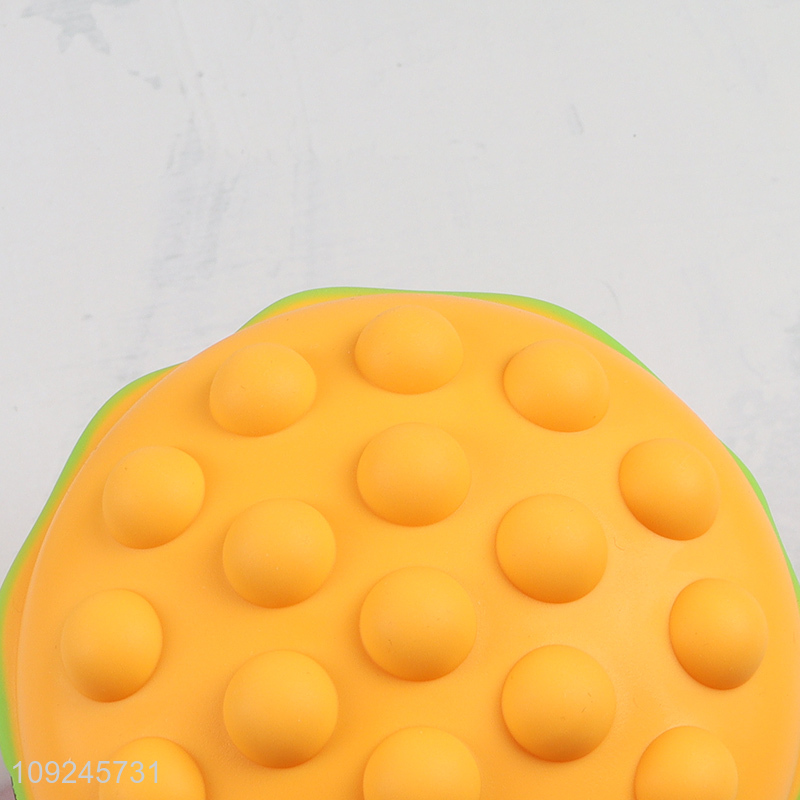 Popular products humburger shape silicone stress relief toys vent toys for sale