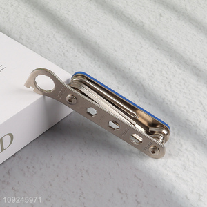 Top selling portable folding multifunction moutain bike repair tool kit