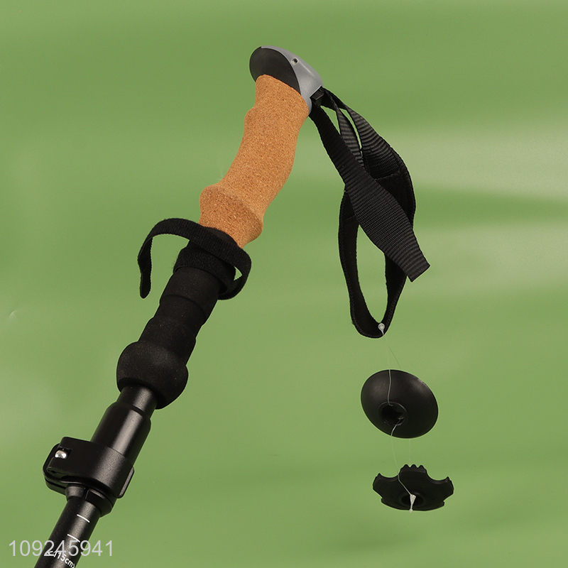 Popular products professional outdoor ultralight mountain telescopic walking sticks