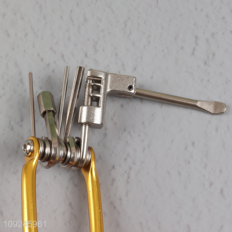 Wholesale Multifunction Folding Bicycle Mini Tool Cycling Tool Set Bike Repair Tool Set