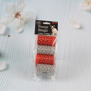 New arrival portable disposable degradable pet poop bag for sale