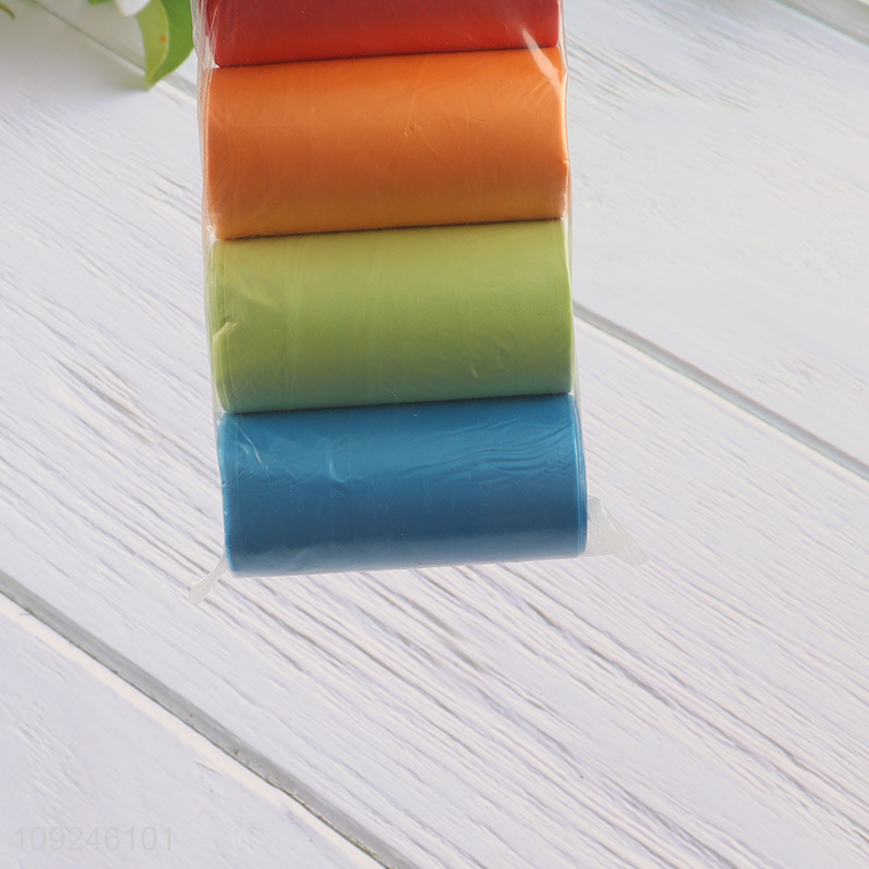 Popular products multicolor disposable degradable pet poop bag for sale