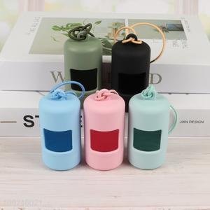 Top products multicolor portable pet dog waste bag holder waste bag case for sale