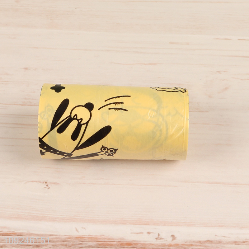 Factory price disposable lavender scented strong degradable pet poop bag