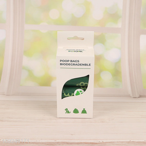 Most popular thickened portable disposable degradable pet poop bag