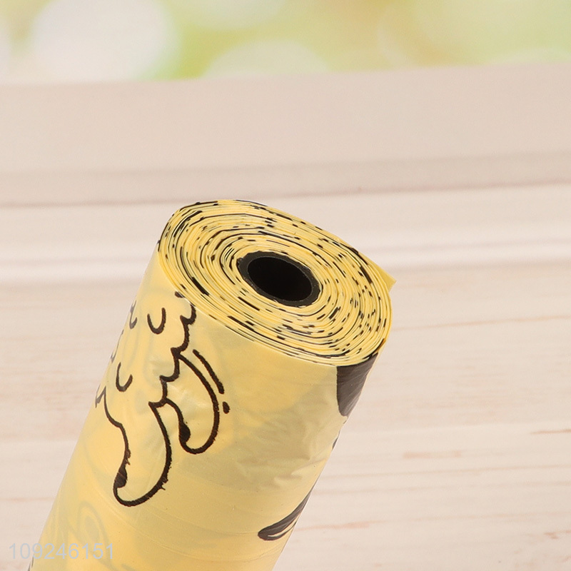 Factory price disposable lavender scented strong degradable pet poop bag