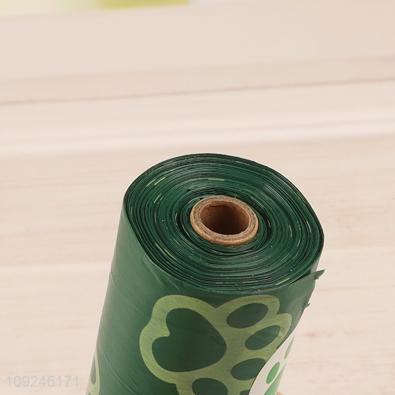 Most popular thickened portable disposable degradable pet poop bag