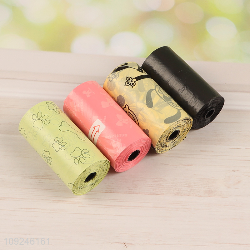 Online wholesale portable disposable degradable pet poop bag