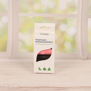 Online wholesale portable disposable degradable pet poop bag