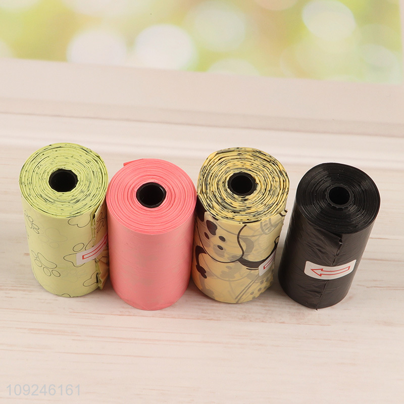 Online wholesale portable disposable degradable pet poop bag