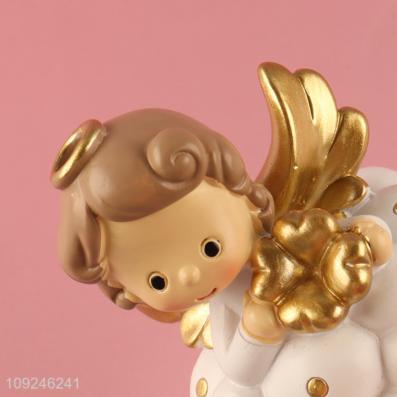 Good Quality Resin Angel Message Clip Card Memo Holder for Office School