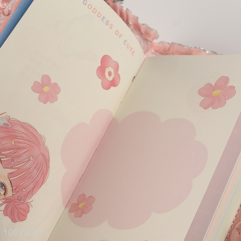 China Imports 224 Pages Cute Lined Journal Notebook for Girls Writing