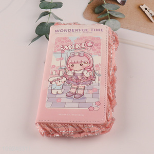 Factory Supply 224 Pages Cute Lined Journal Notebook for Girls Writing