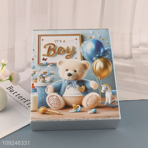 Good Quality 100Pages 200Photos 4X6 Inch Cute Photo Album for Baby Boy