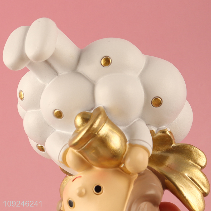 Good Quality Resin Angel Message Clip Card Memo Holder for Office School