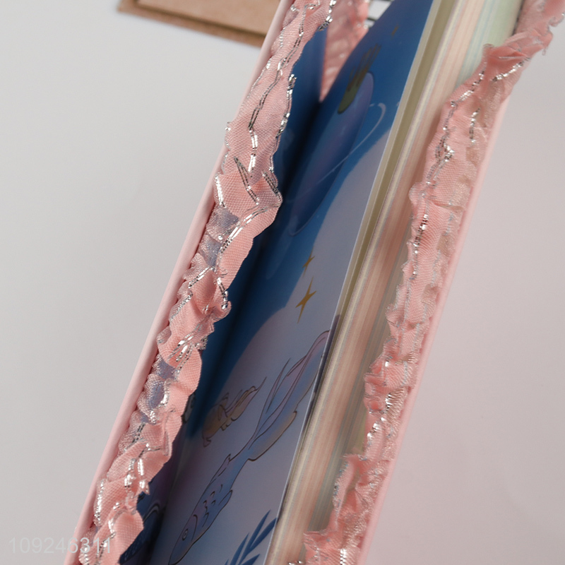 Factory Supply 224 Pages Cute Lined Journal Notebook for Girls Writing