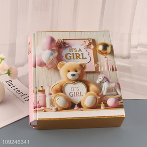 New Arrival 100Pages 200Photos 4X6 Inch Cute Photo Album for Baby Girl