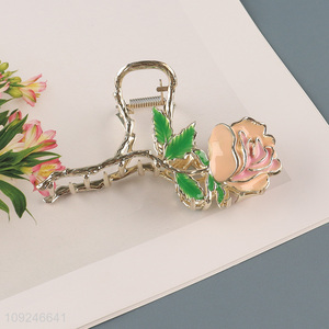 High Quality Metal Flower Claw Clips Strong Hold Hair Claw Clips