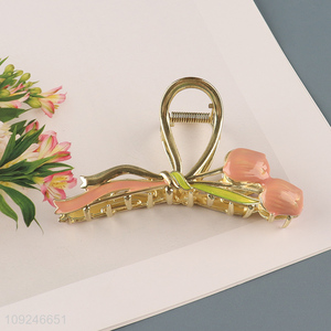 New Product Metal Flower Claw Clips Metal Hair Jaw Clips for Women