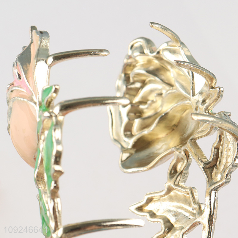 High Quality Metal Flower Claw Clips Strong Hold Hair Claw Clips