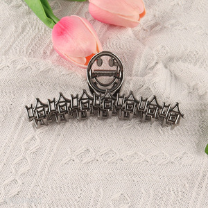 Factory Supply Metal Hair Claw Clips Non-Slip Fashion Hair Clamps