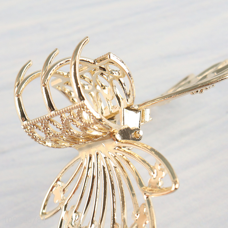 Wholesale Butterfly Hair Claw Clips Metal Hair Clamps for Women Girls