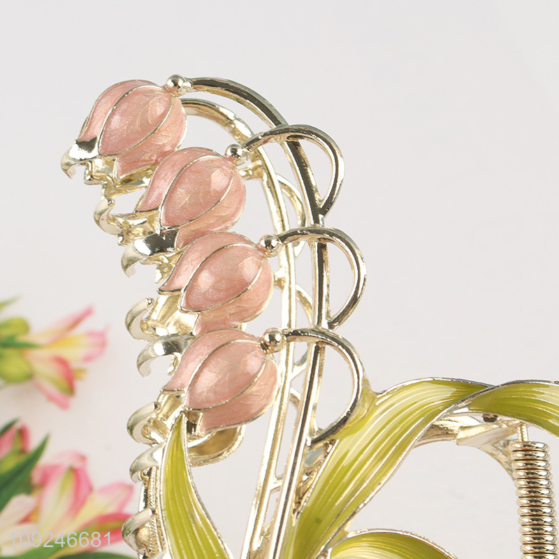 Factory Supply Metal Flower Claw Clips Hair Clips Hair Accessories