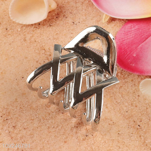 Good Quality Metal Hair Claw Clips Strong Hold Metal Hair Clamps