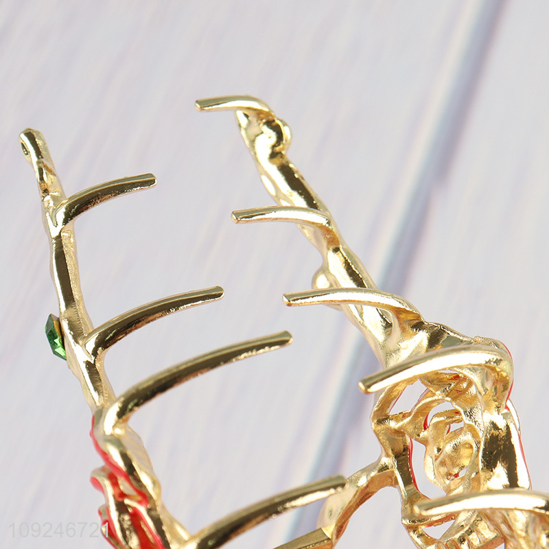 High Quality Metal Flower Claw Clips Metal Hair Jaw Clips for Women