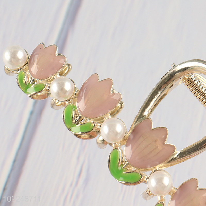 Popular Product Flower Hair Claw Clips Strong Hold Hair Claw Clips