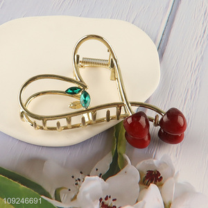 New Arrival Metal Cherry Claw Clips Strong Hold Fashion Hair Clips