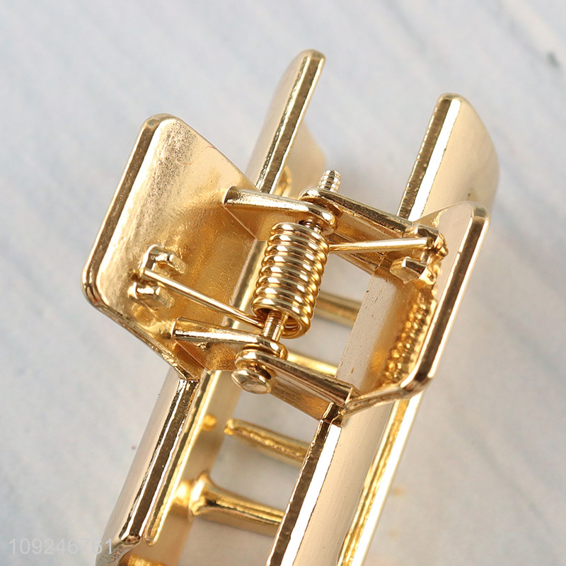 Factory Supply Metal Hair Claw Clips Strong Hold Square Hair Clips