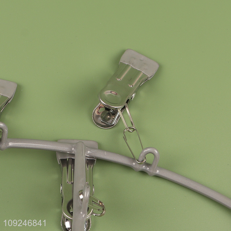 Top selling household 20clips clothes hanger socks drying rack wholesale