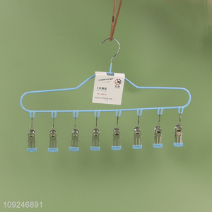 Good selling windproof heavy duty clothes hanger socks drying rack wholesale