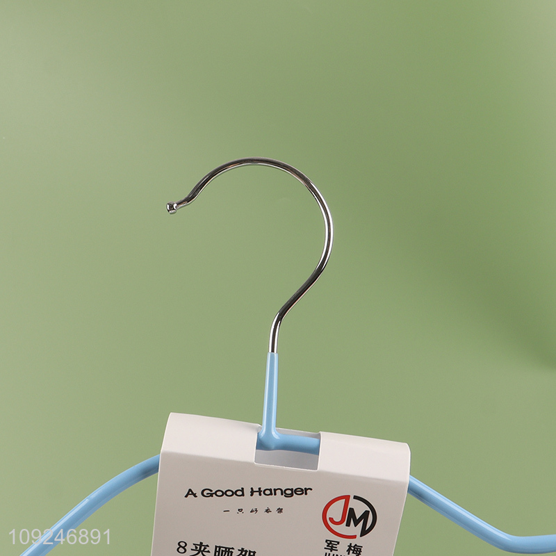 Good selling windproof heavy duty clothes hanger socks drying rack wholesale