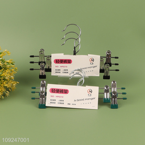 Top quality multifunctional household pants hanger clothes hanger for sale