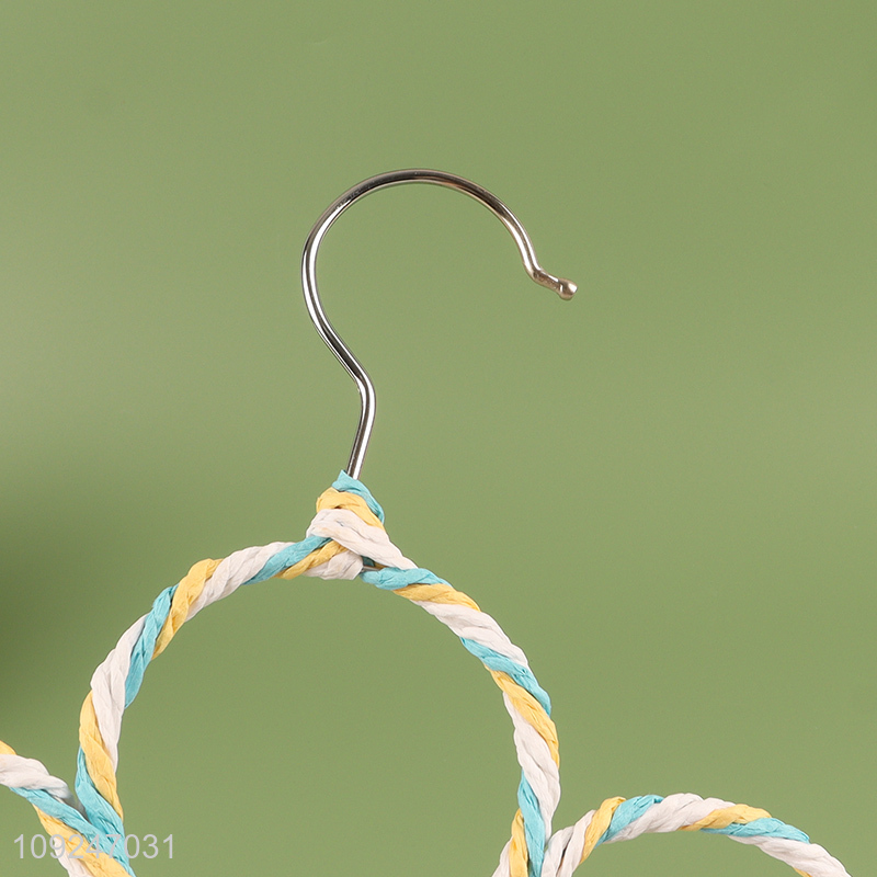 Hot selling household space saving scarf hanger silk hanger wholesale