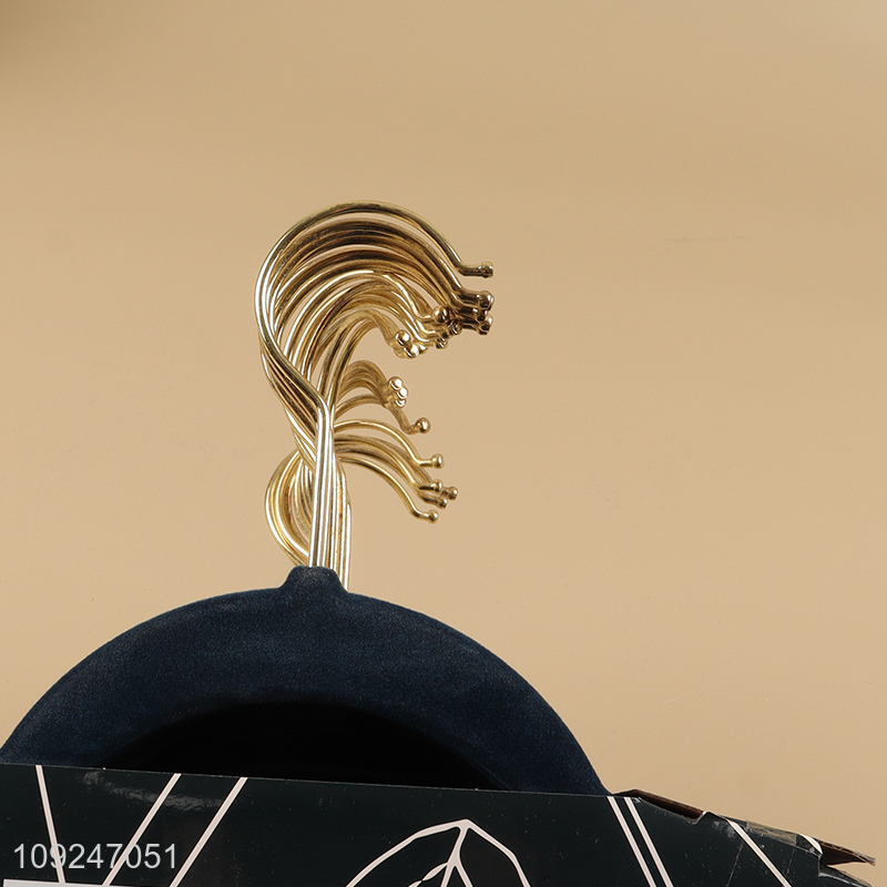 China factory 25pcs ultra slim hanger flocked clothes hanger for sale