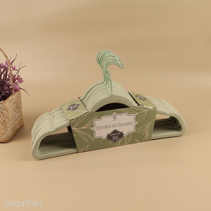 Top products 25pcs household anti-slip clothes hanger coat hanger set